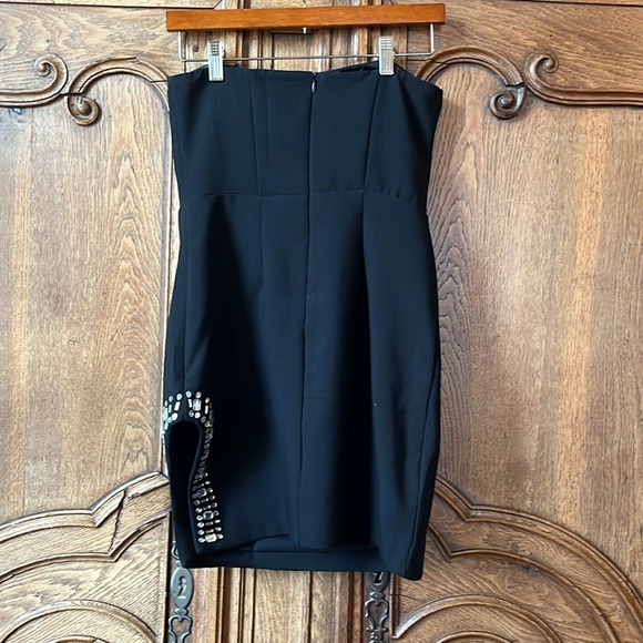 Do+BE Black Strapless Rhinestone - Picture 8 of 14